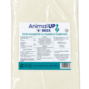 Turtă Energetică cu mușețel și anghinare, 1kg Animal UP BEES DULCOFRUCT